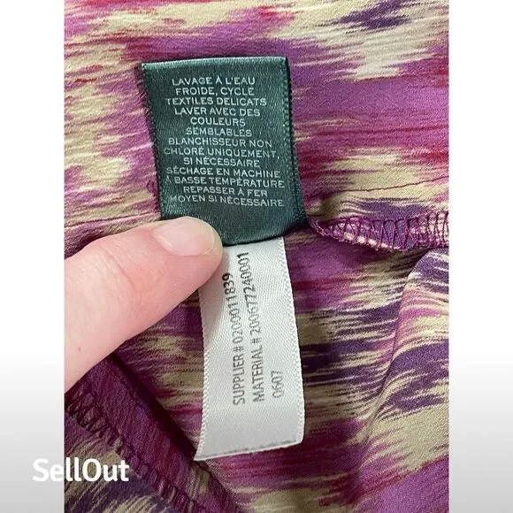 Lauren Ralph Lauren Women's Purple Aztec Tunic Dress Size M Long Sleeve - Picture 10 of 11